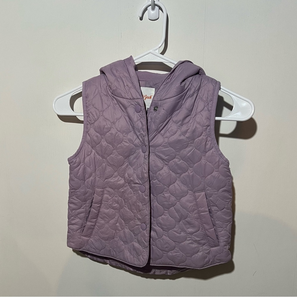 Cat & Jack Lavender Quilted Vest
